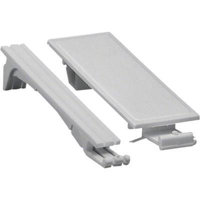 Hager Abdeckclip (Satz) 10x18mm/ S30N 2x9mm RAL9010 zum Verschließen Install.Baumaterial