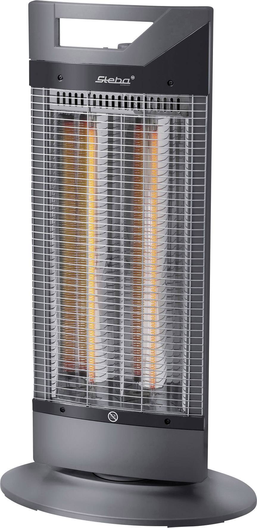 Steba CH 1 ECO Carbon-Heizstrahler Oszilierend 90° 2 Stufen sw/anth Haustechnik Elektrisch heizen