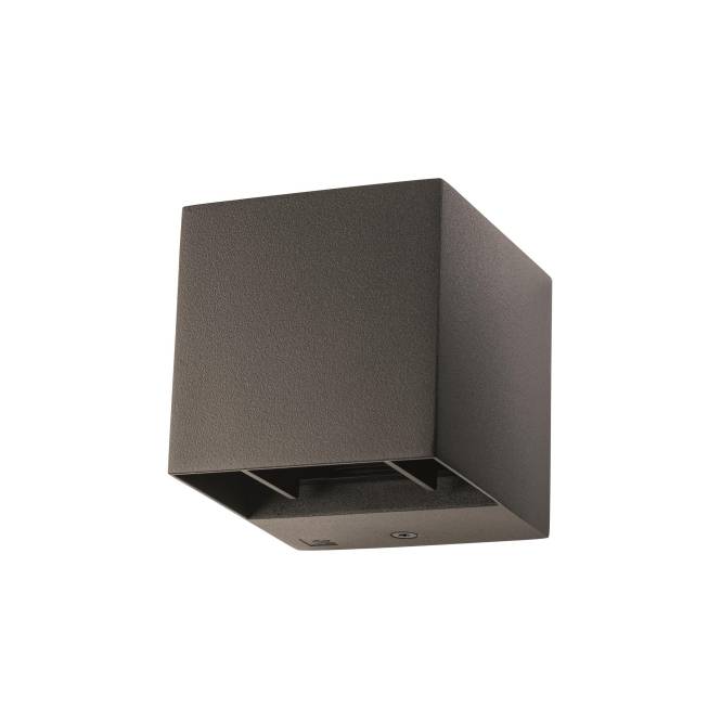 SGL Wandleuchte ARTES Mini grafit 641744 8W 380lm 3000K dimmbar IP44 86x100mm Techn.Licht/Wohnraum
