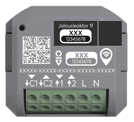 BJ Jalousieaktor 1-fach UP 62831 U-WL Wireless Install.Baumaterial Schaltermat/Geb.Steu Smart Home