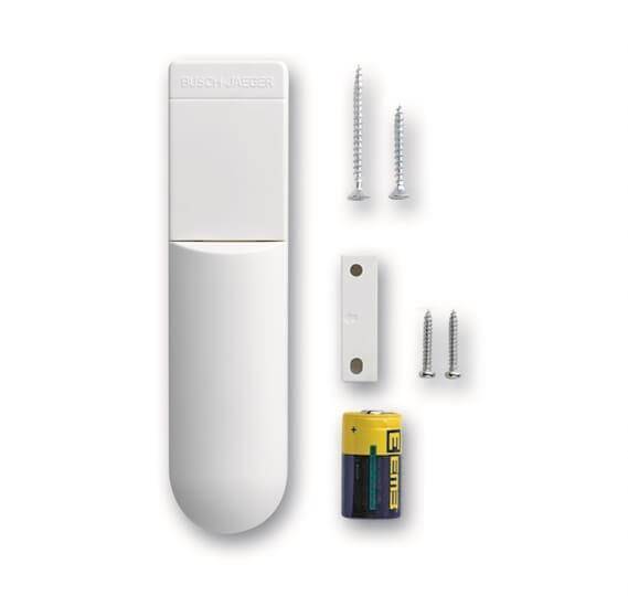 BJ Universalmelder 6222/2 AP-64-WL free@home Wireless studioweiß matt Install.Baumaterial KNX