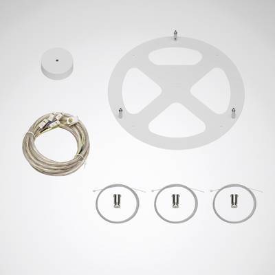 Trilux Olisq RWD4 ZS DB 8225200 5075/3000 3-Punkt Seilaufhängungset Techn.Licht/Wohnraum