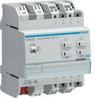 Hager Schalt-/Jalousieaktor TXA604D 4/2fach KNX easy 16A C-Last Install.Baumaterial KNX