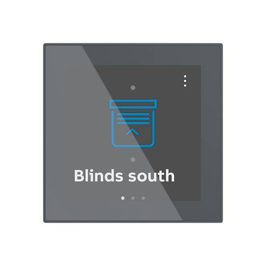 BJ RoomTouch 4 RT/U12.86.11-825 1-12fach m.Busankoppler schwarz Install.Baumaterial KNX