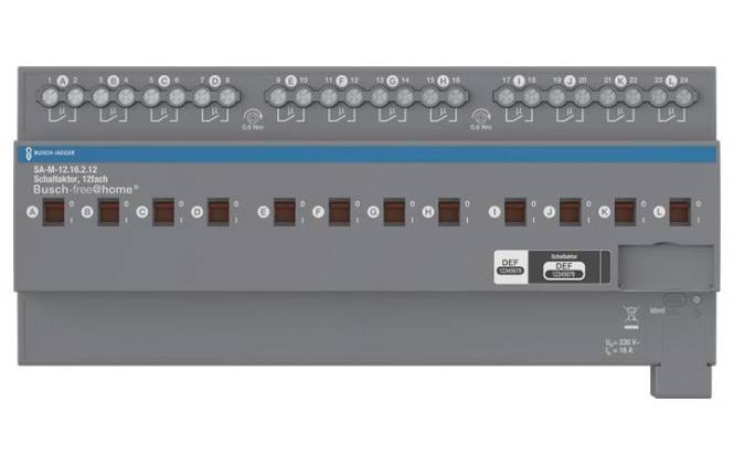 BJ Schaltaktor 12fach 16 SA-M-12.16.2.12 A REG Install.Baumaterial Schaltermat/Geb.Steu Smart Home
