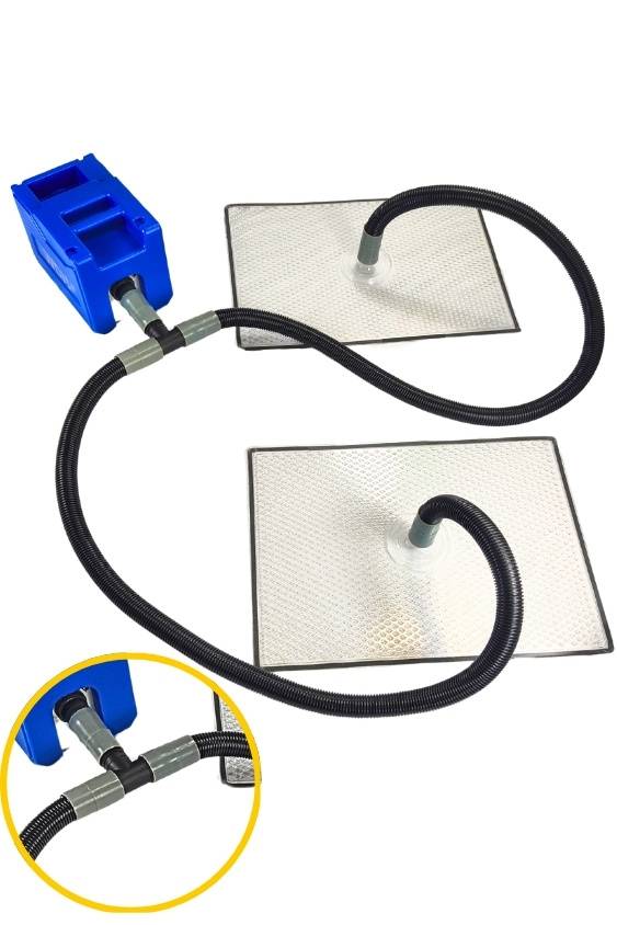 WDH T-Connector WDH-SV58 - passend für den Seitenkanalverdichter WDH-SV58