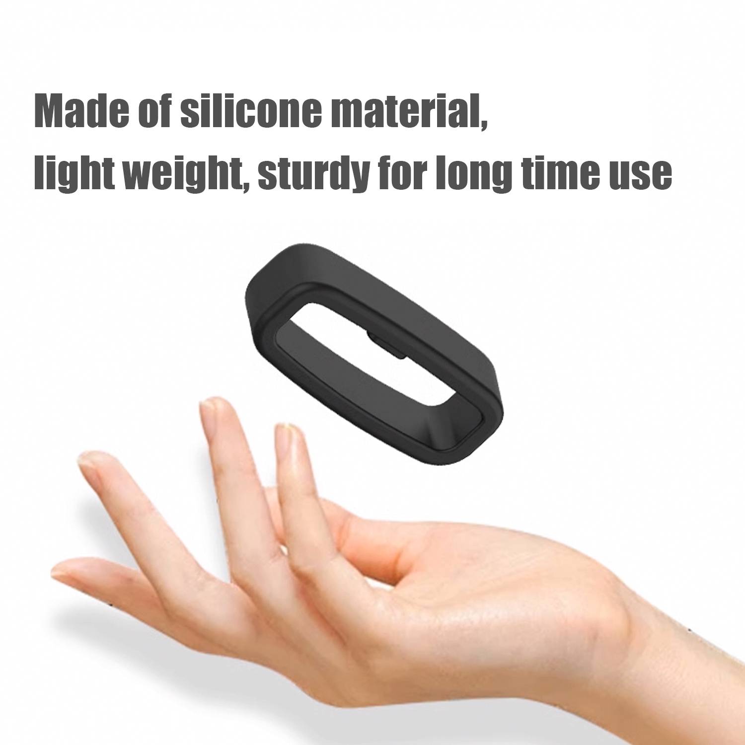 Schlaufe für 20 mm breite Uhrenarmbänder im 10er-Pack Black