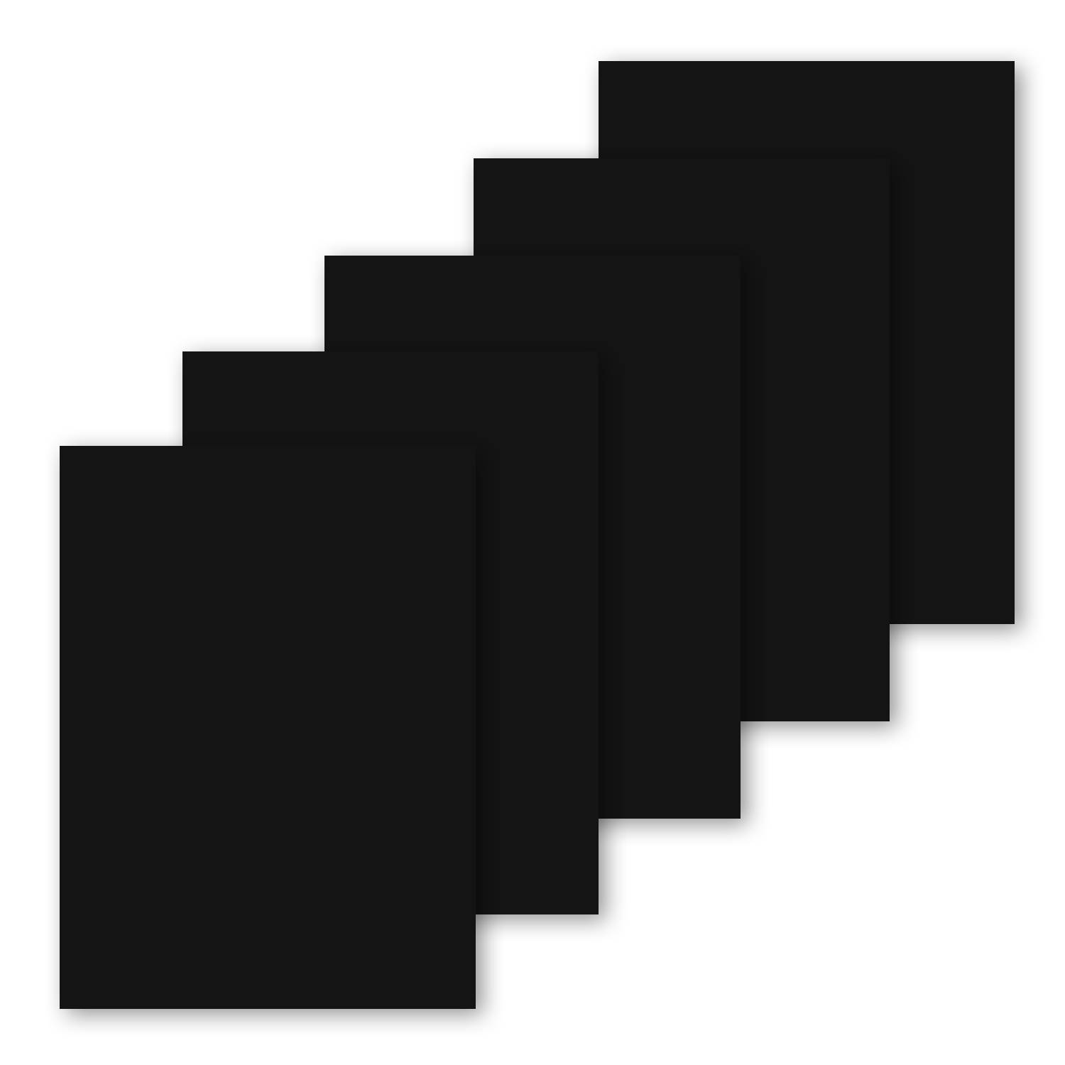 Selbstklebende Reparaturflicken 5 Bögen Black