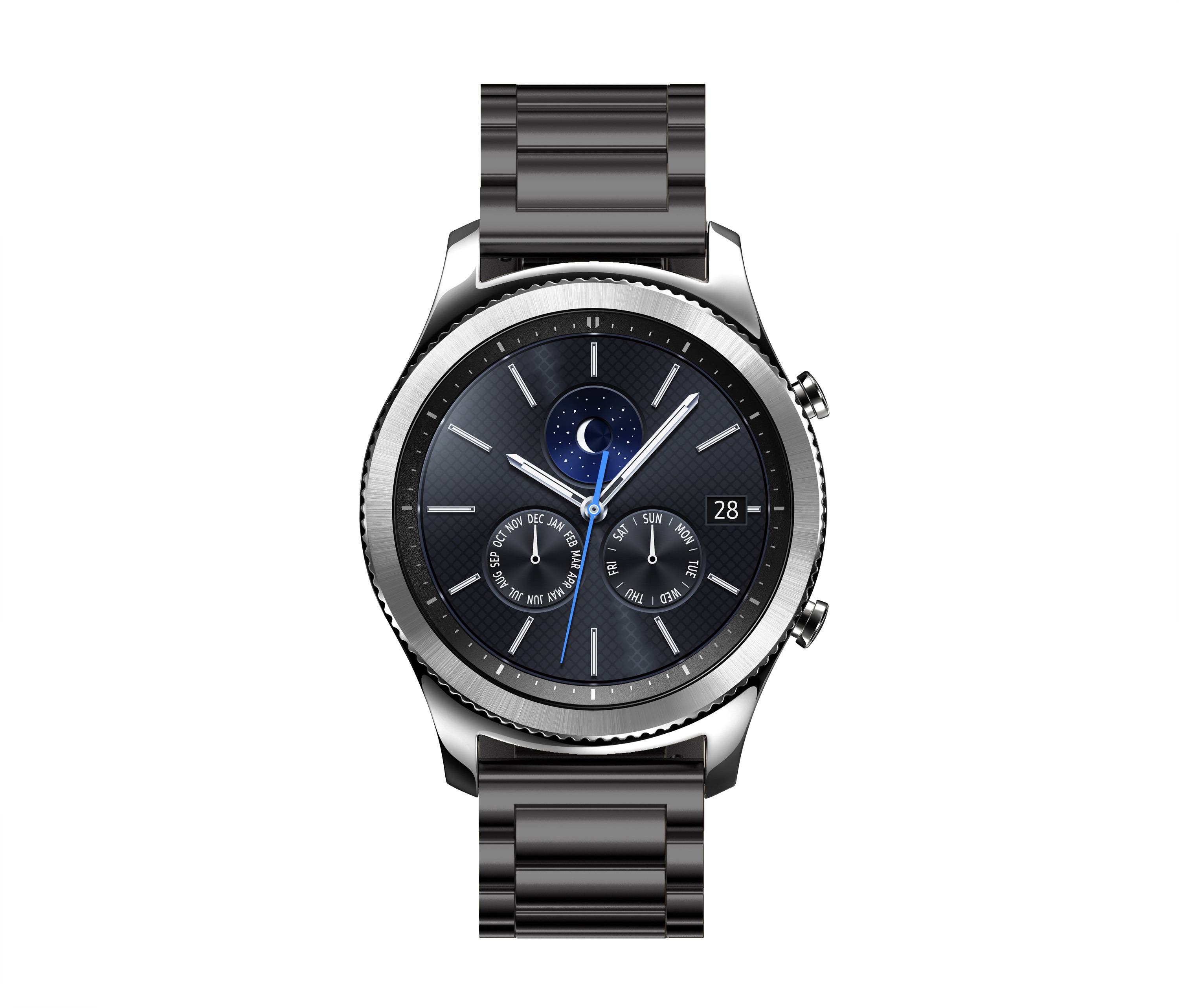 Uhrenarmband für Samsung Galaxy Watch 3 45 mm / Huawei GT4 45 mm Black