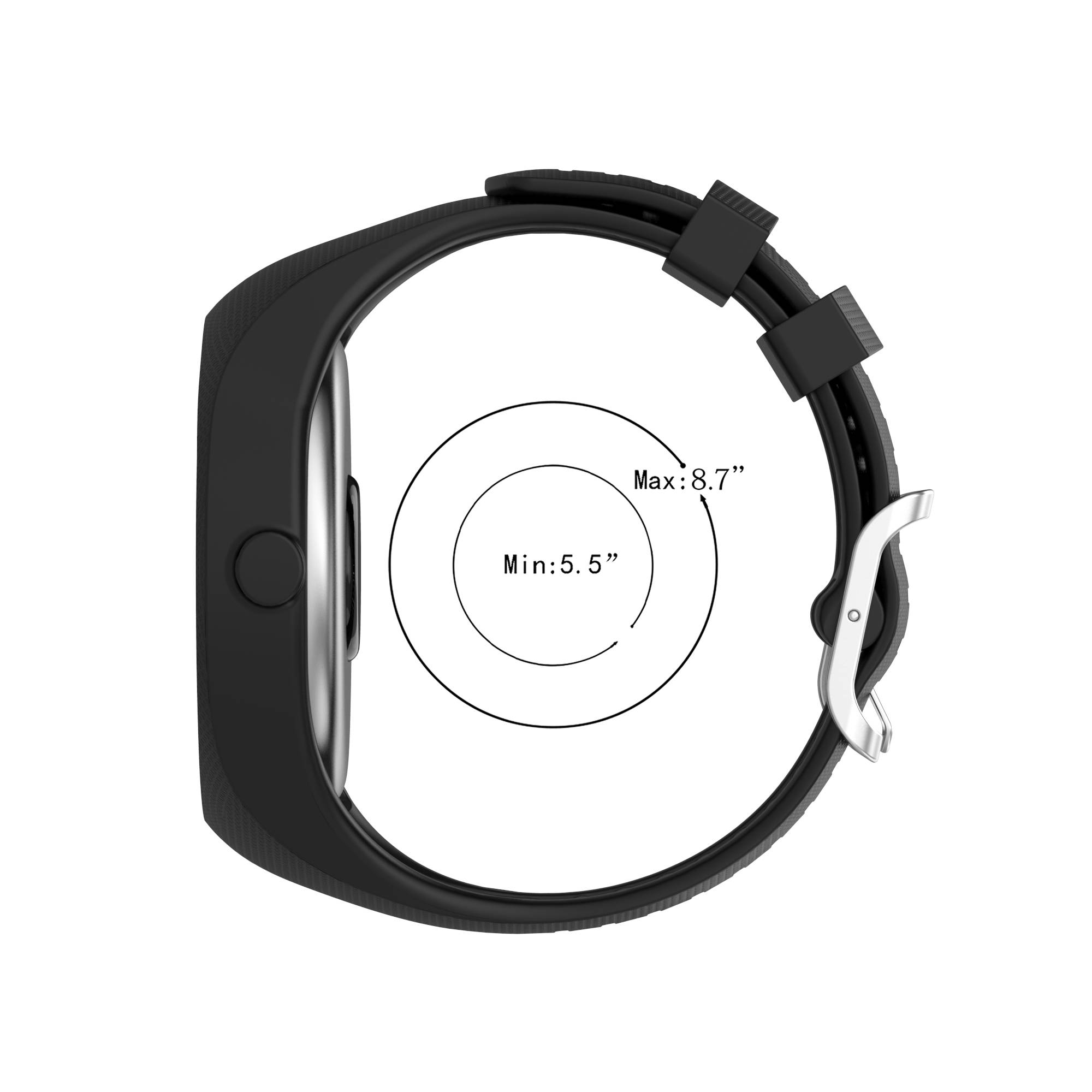 Armband kompatibel mit Polar M200 Silikon