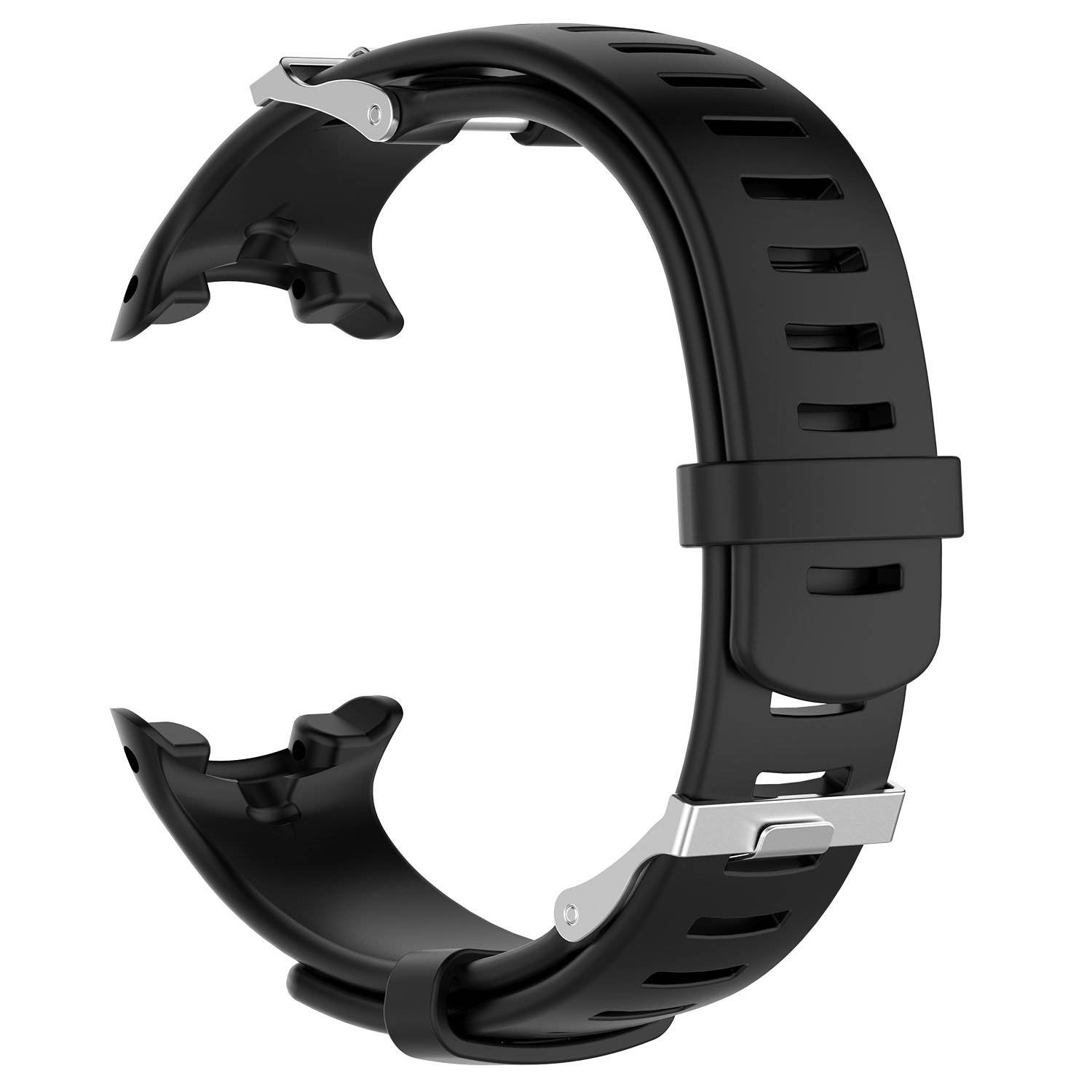 Uhrenarmband für Suunto D4/D4i Novo mit 2 verschiedenen Längen Black
