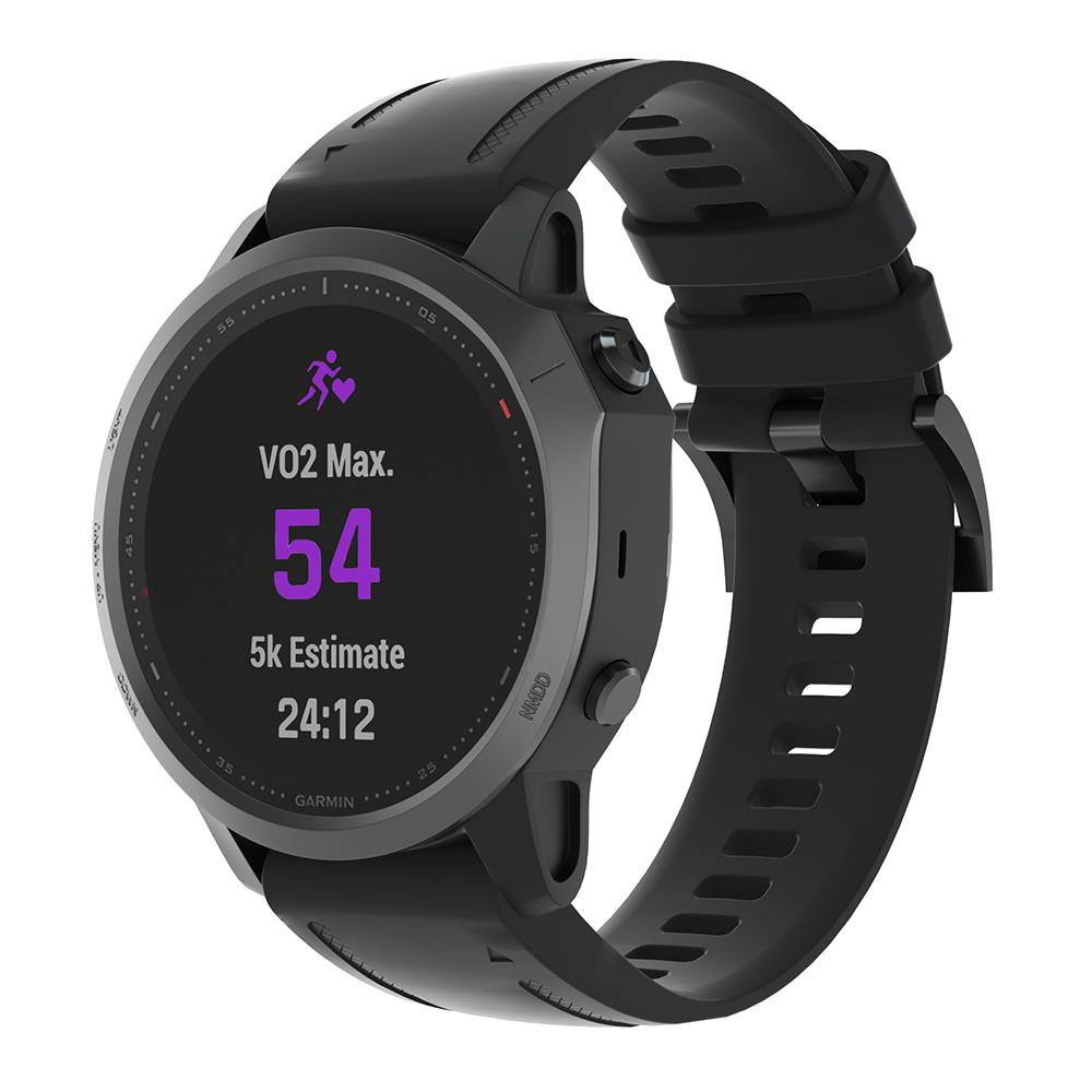 Uhrenarmband für Garmin Fenix 7S/6S/5S, Garmin Instinct 2s 20 mm Black