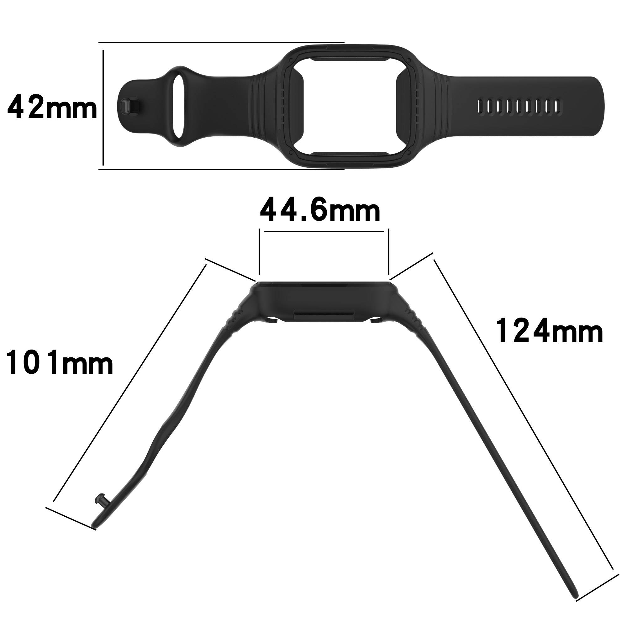 Silikonarmband für Redmi Watch 3 Black