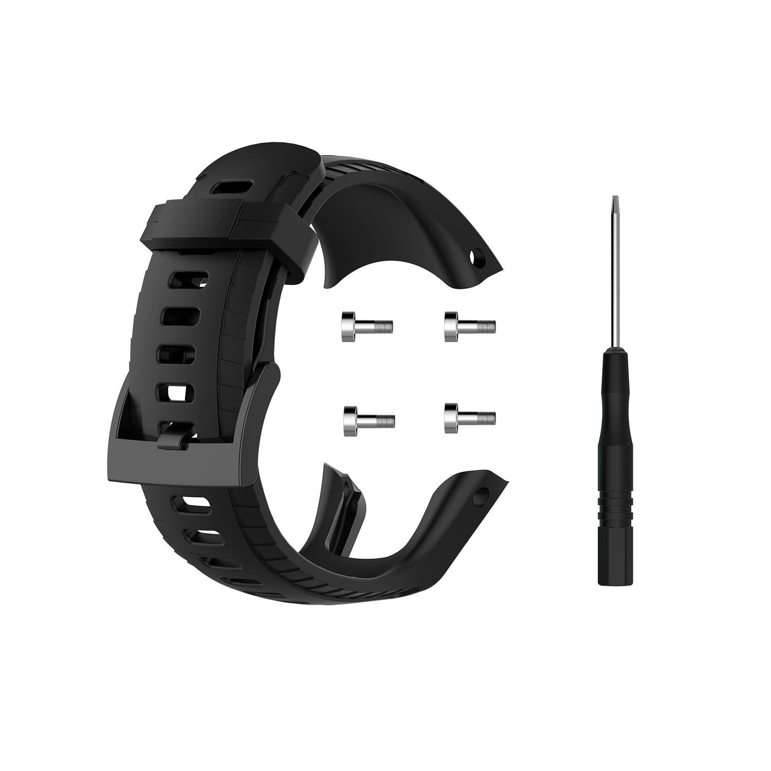 Uhrenarmband Ersatzarmband für Suunto 5 Black Suunto 5