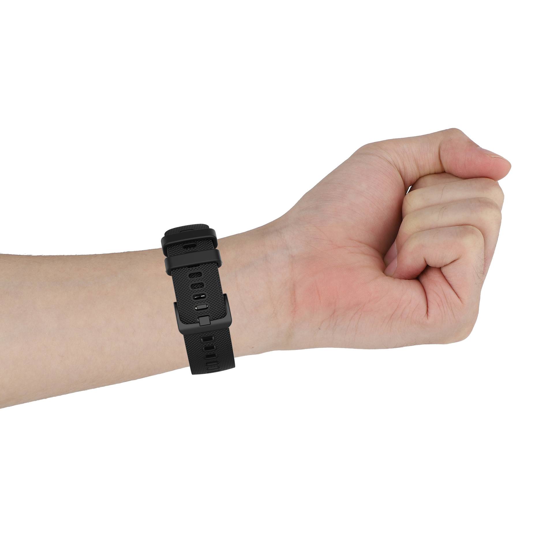 Uhrenarmband kompatibel mit Polar Ignite/Unite Silikon Black
