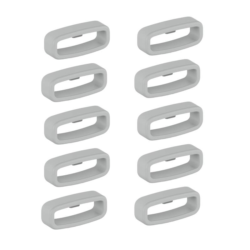 Schlaufe für 18 mm breite Uhrenarmbänder im 10er-Pack Grey