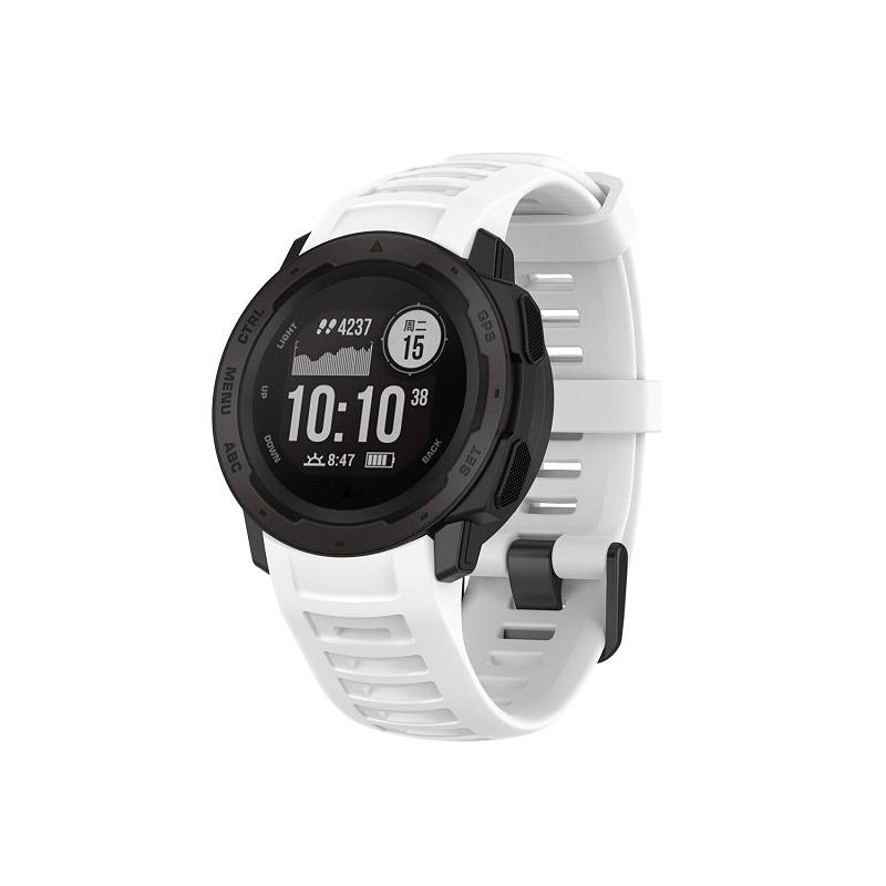 Garmin Instinct 2 Silikon-Uhrenarmband White