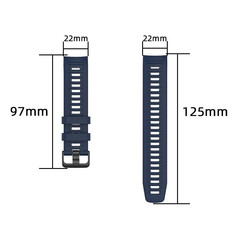 Garmin Instinct 2 Silikon-Uhrenarmband Black