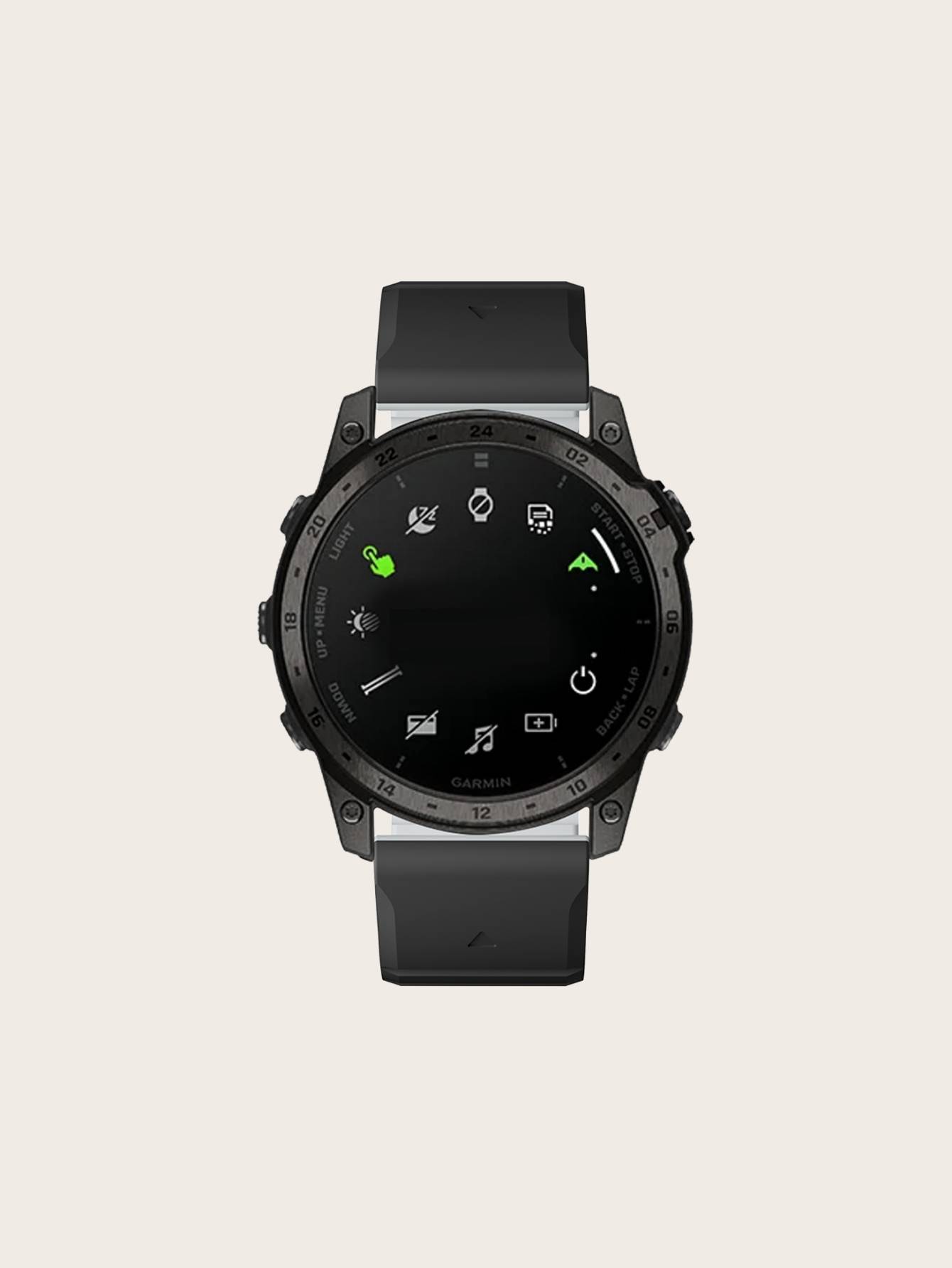 Magnetisches Uhrenarmband für Garmin QuickFit 26 mm Black