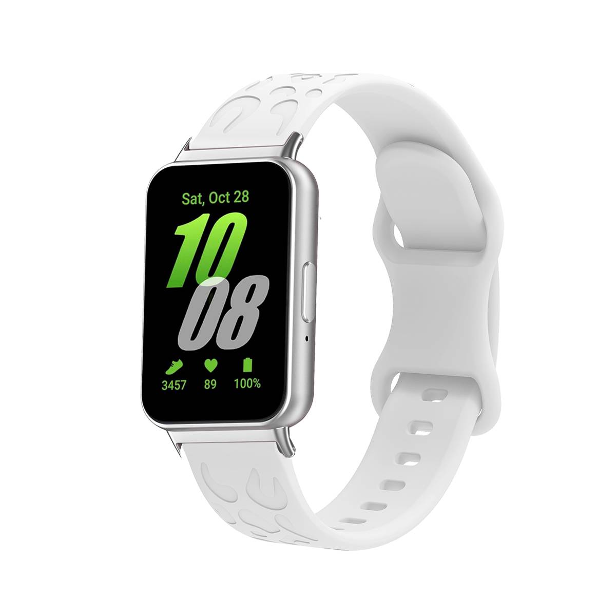 Silikonarmband für Samsung Galaxy Fit3 White