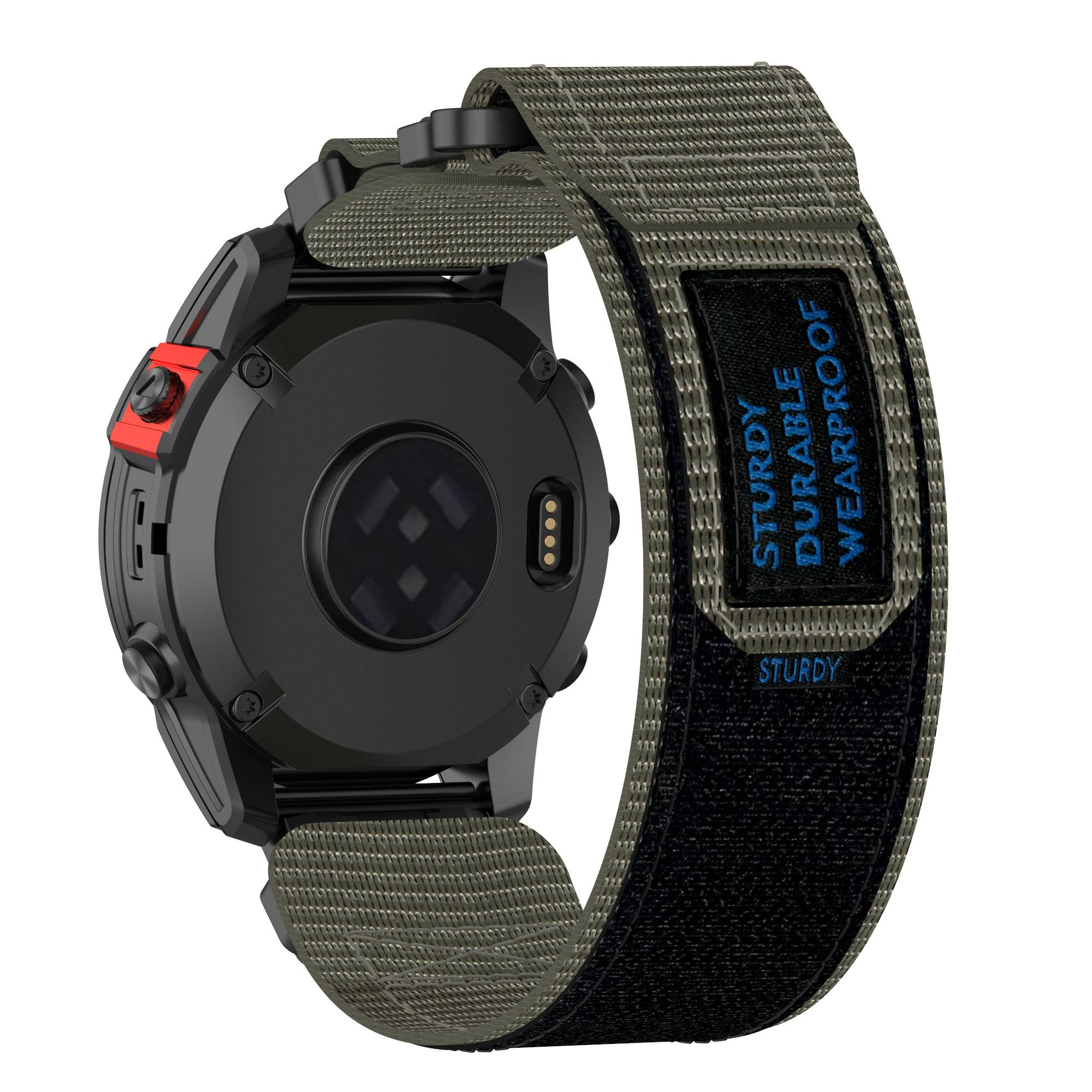 Garmin 20 mm Nylon-Uhrenarmband Grey