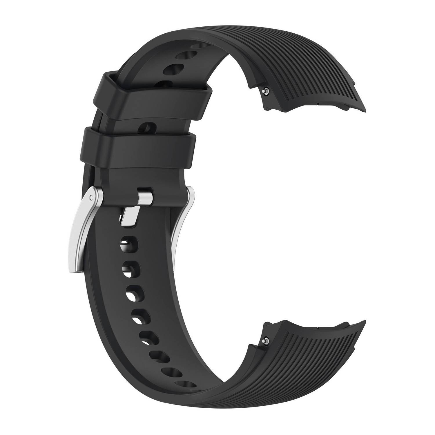 Silikonarmband für Oppo Watch X und Oneplus Watch 2 Black