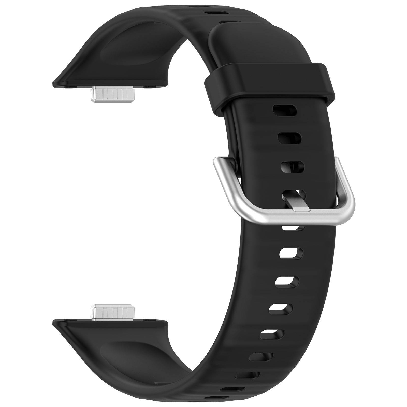 Silikon-Uhrenarmband für Huawei Watch Fit 3 Black