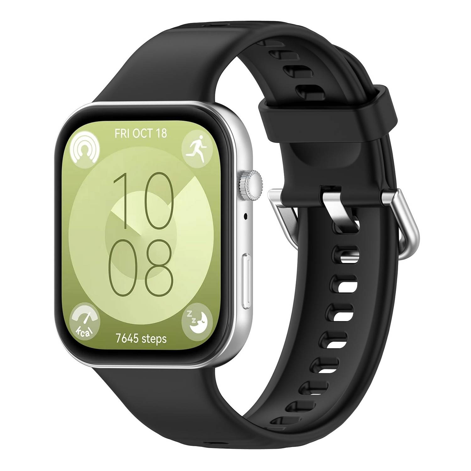 Silikon-Uhrenarmband für Huawei Watch Fit 3 Black
