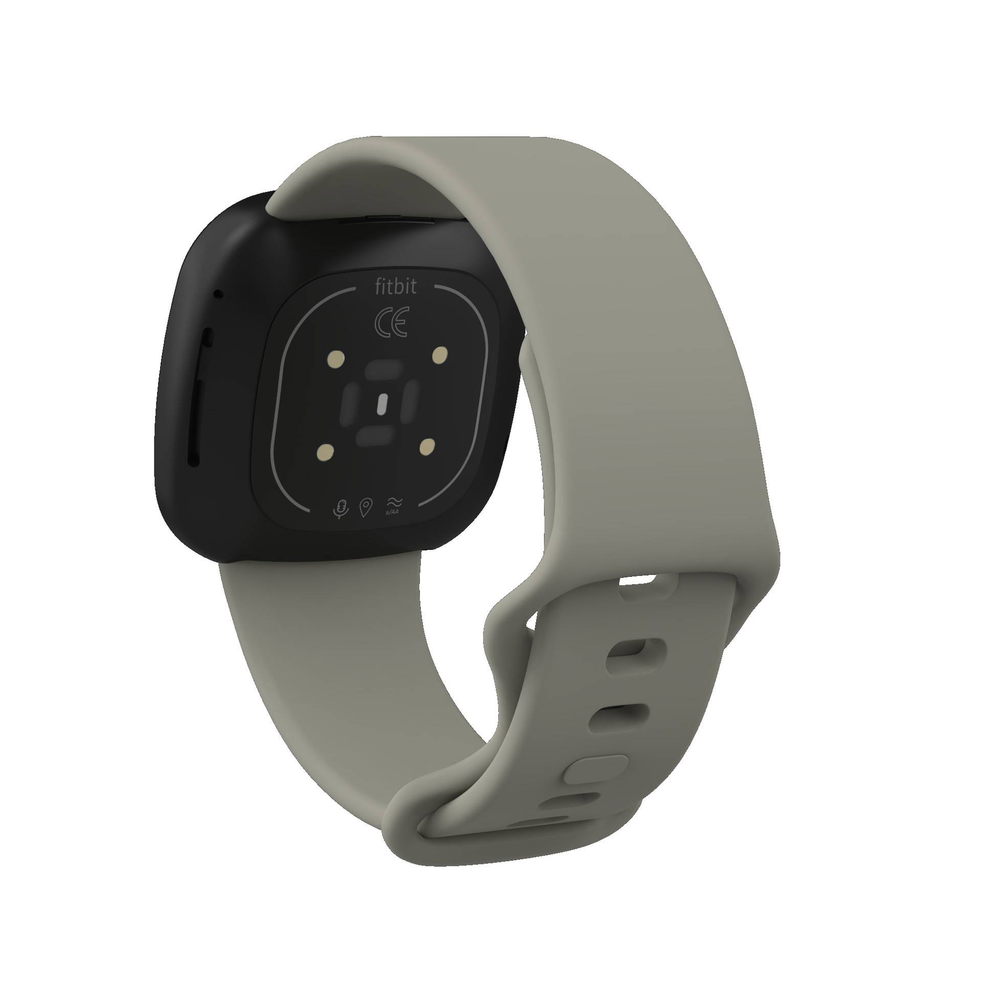 Uhrenarmband für Fitbit Versa4/Fitbit Versa3/Fitbit Sense/Fitbit Sense2 Grey S
