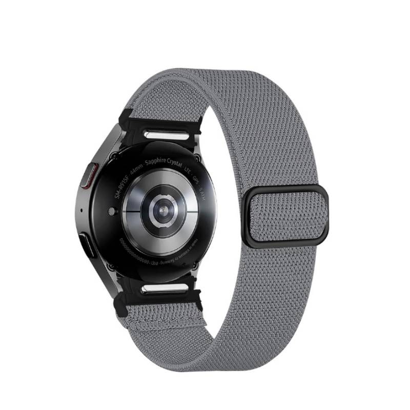 Samsung Galaxy Watch 6 Armband mit verstellbarer Schnalle DarkGrey