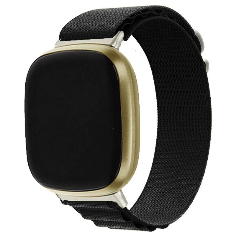 Uhrenarmband Nylon Black Fitbit Versa 3