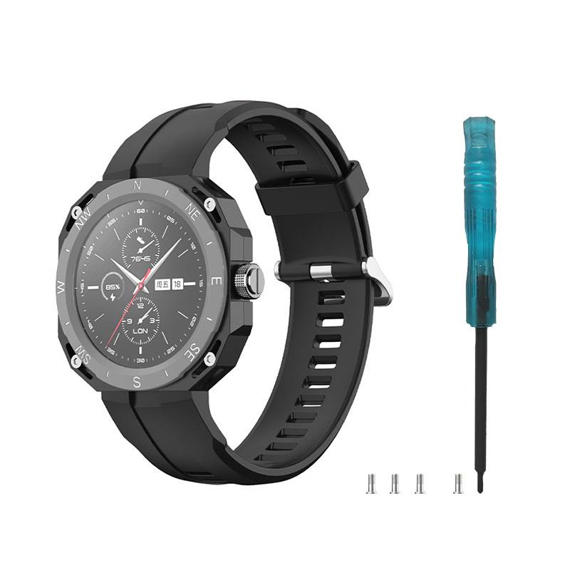 Silikon-Uhrenarmband Black Huawei Watch GT Cyber