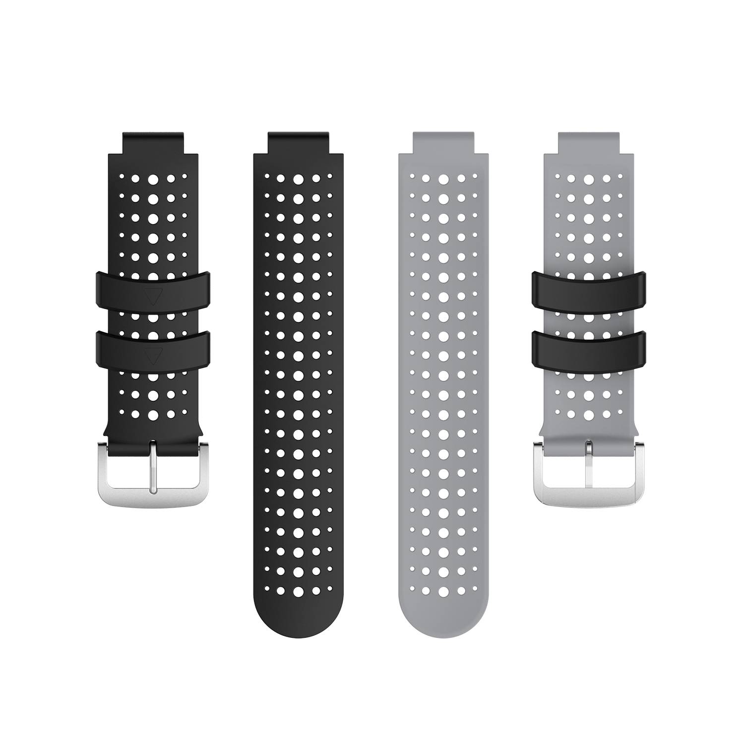 Uhrenarmband Silikon Black