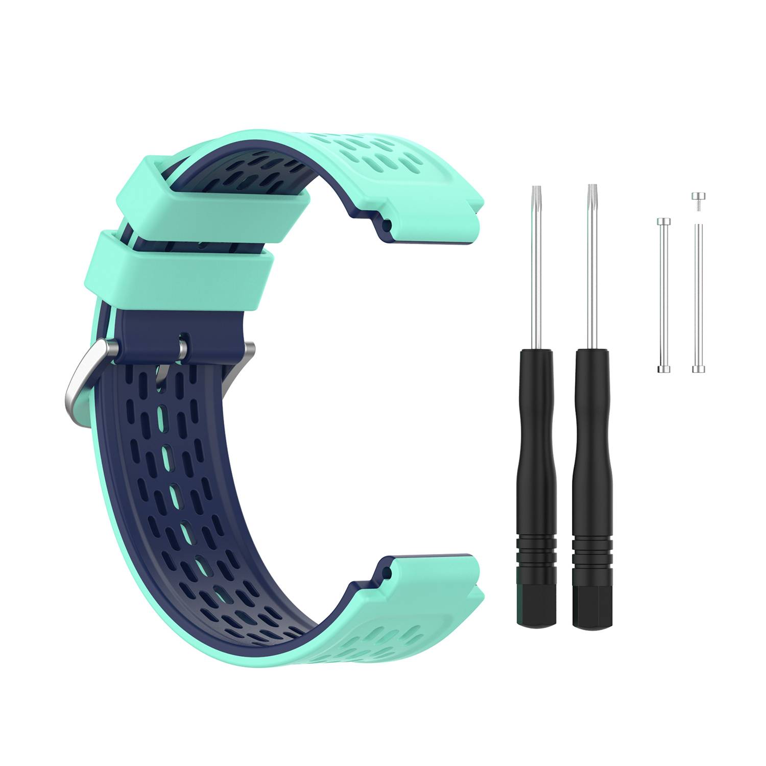 Uhrenarmband Garmin Forerunner 220/230/235/630/620/735XT, Approach S20/S5/S6 Turquoise