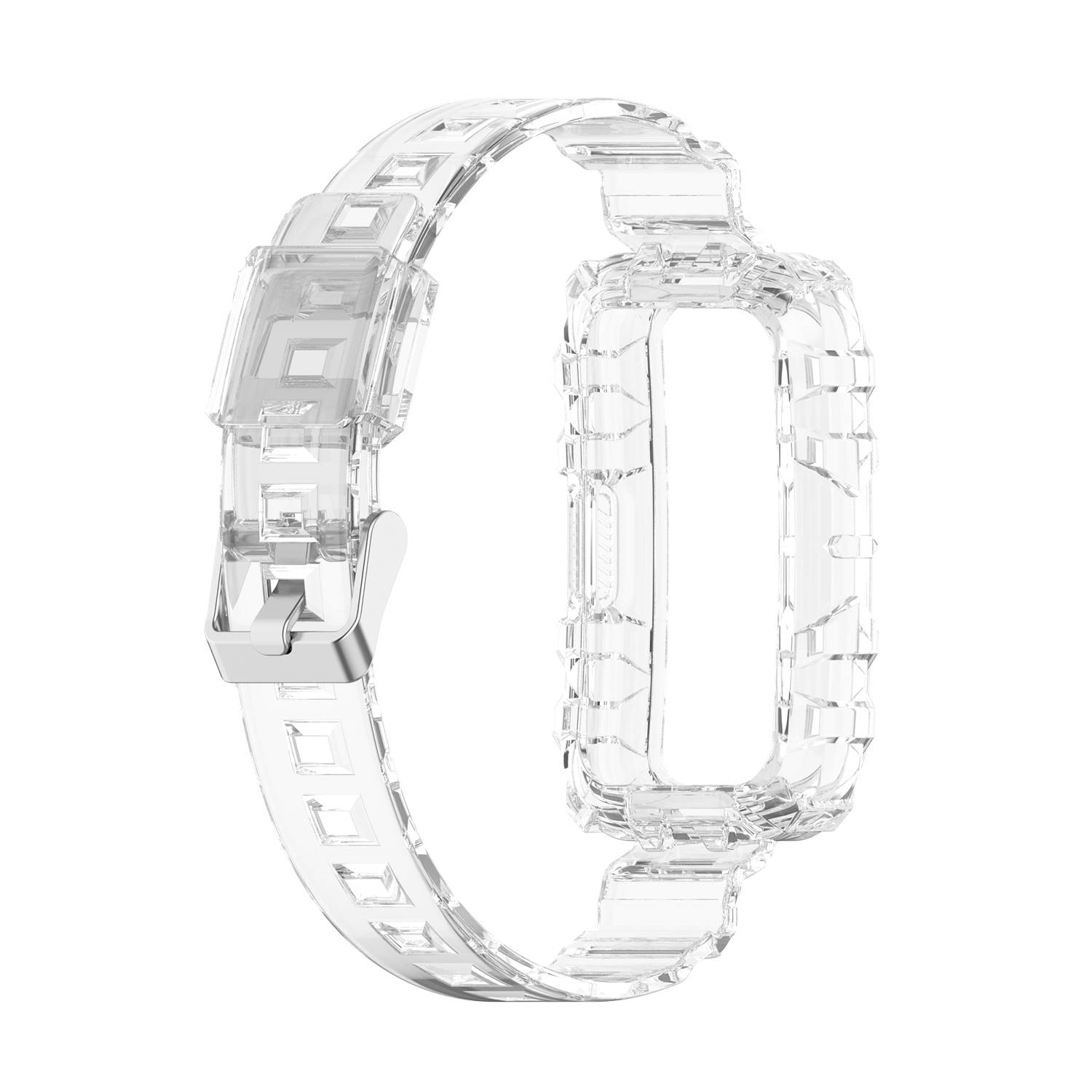 Uhrenarmband und Uhrengehäuse aus TPU Transparent Huawei Band 7 / Band 6 / Band 6 Pro, Honor Band 7 / Band 6