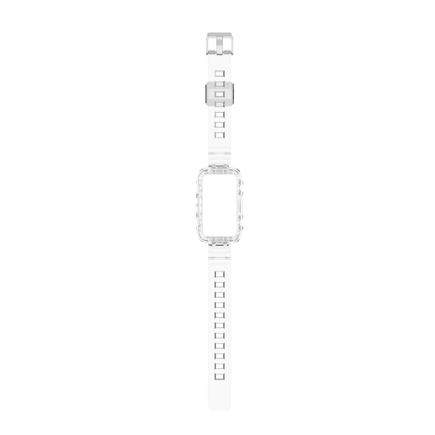 Uhrenarmband und Uhrengehäuse aus TPU Transparent Huawei Band 7 / Band 6 / Band 6 Pro, Honor Band 7 / Band 6