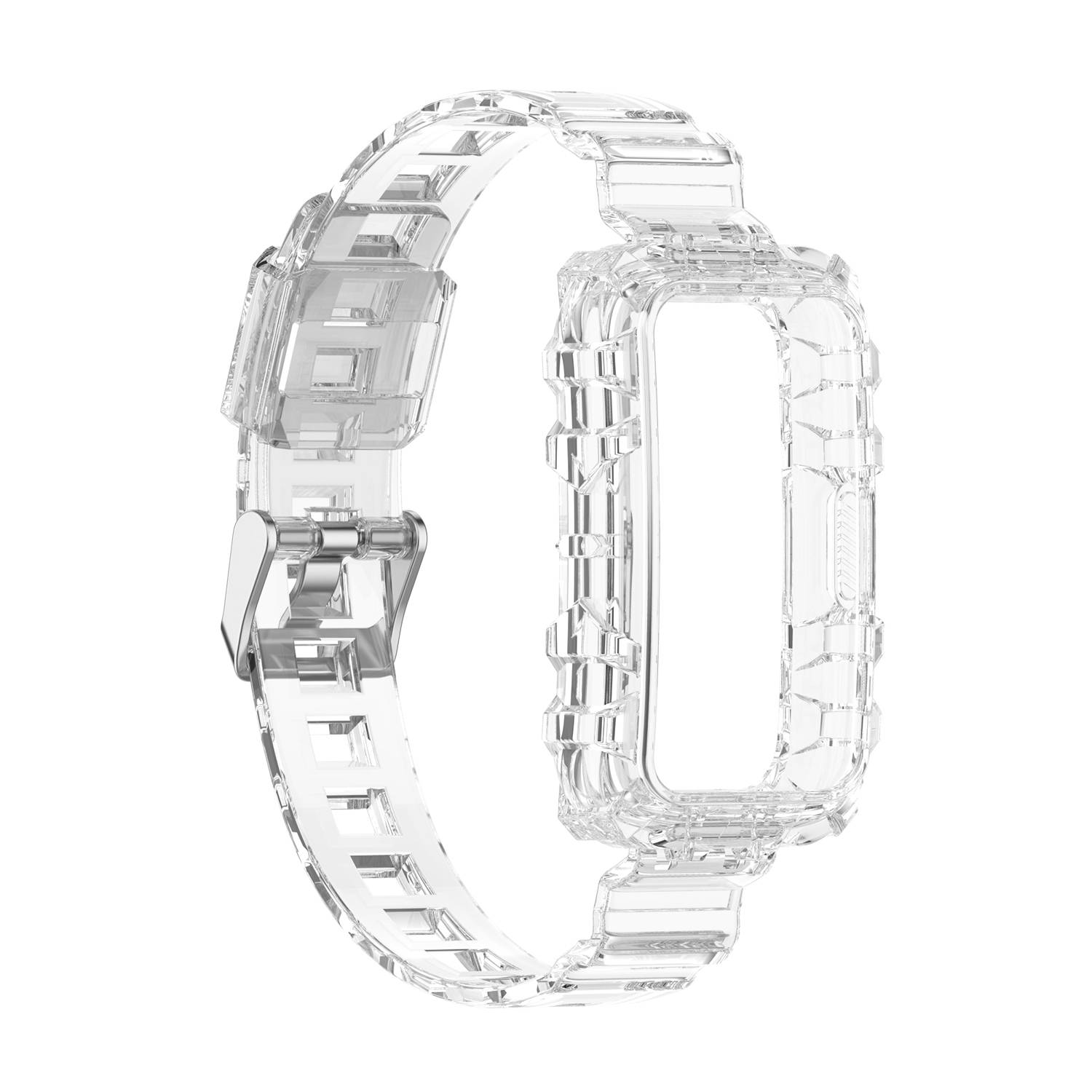 Uhrenarmband und Uhrengehäuse aus TPU Transparent Huawei Band 7 / Band 6 / Band 6 Pro, Honor Band 7 / Band 6