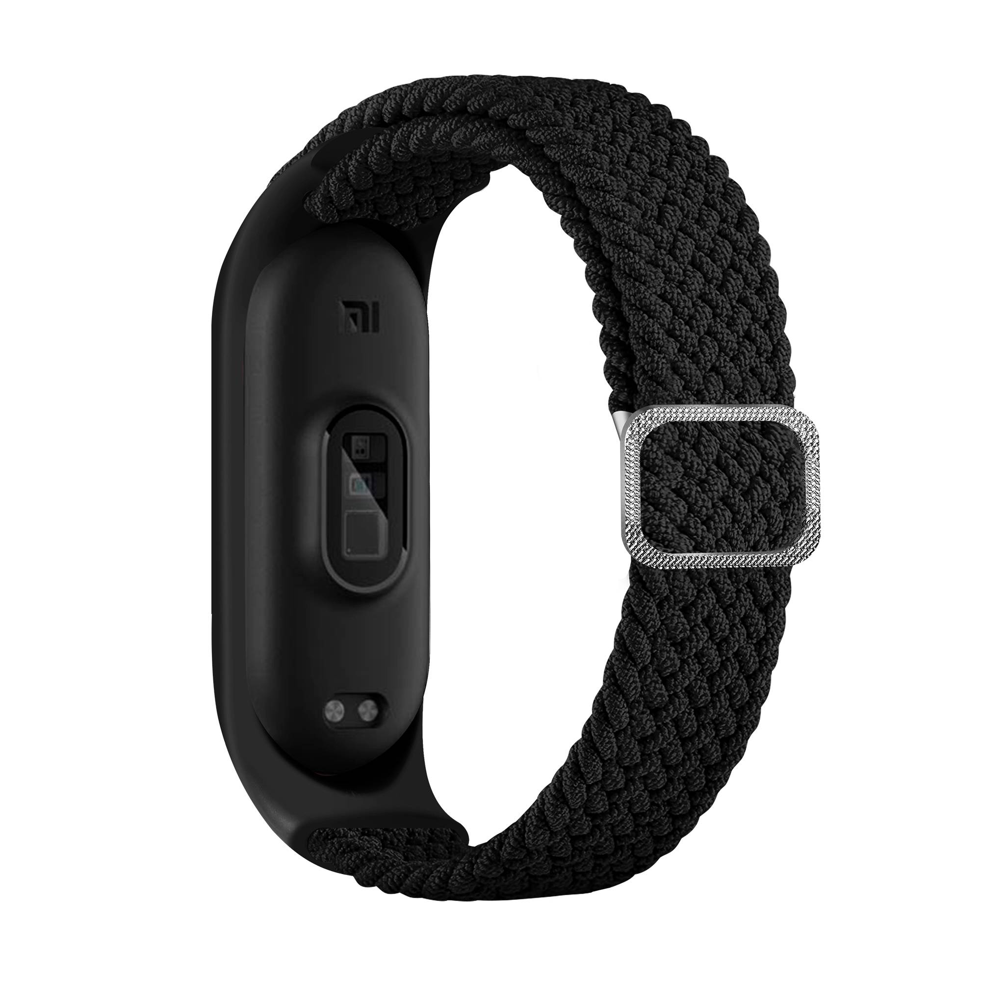 Armband für Xiaomi Mi Band Geflochtenes Nylon Black