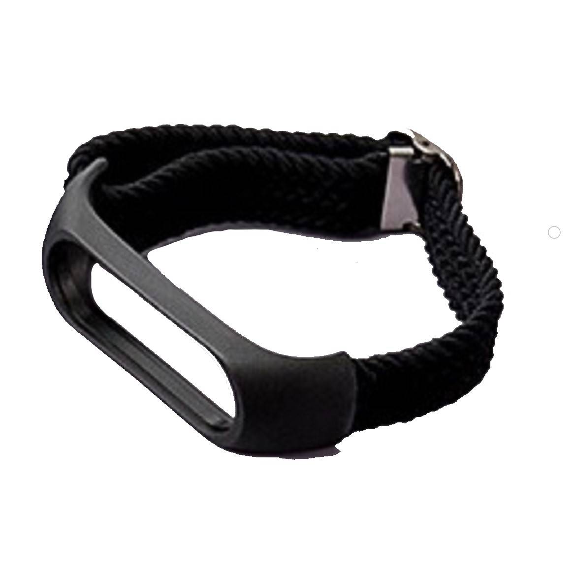 Armband für Xiaomi Mi Band Geflochtenes Nylon Black