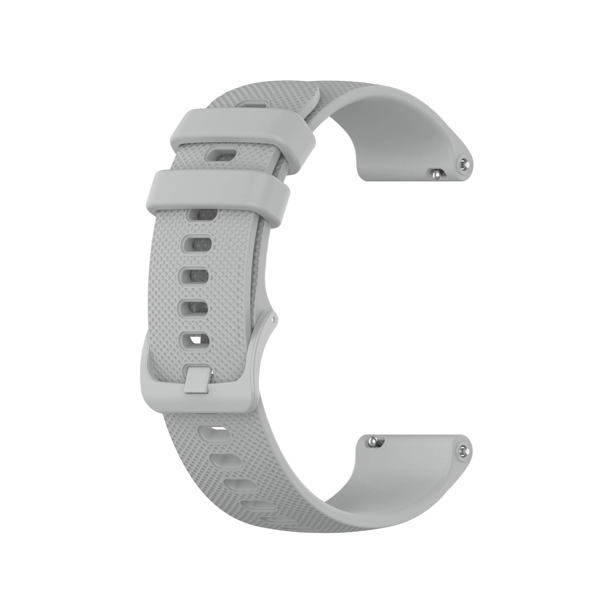 Uhrenarmband aus Silikon Grey 20 mm