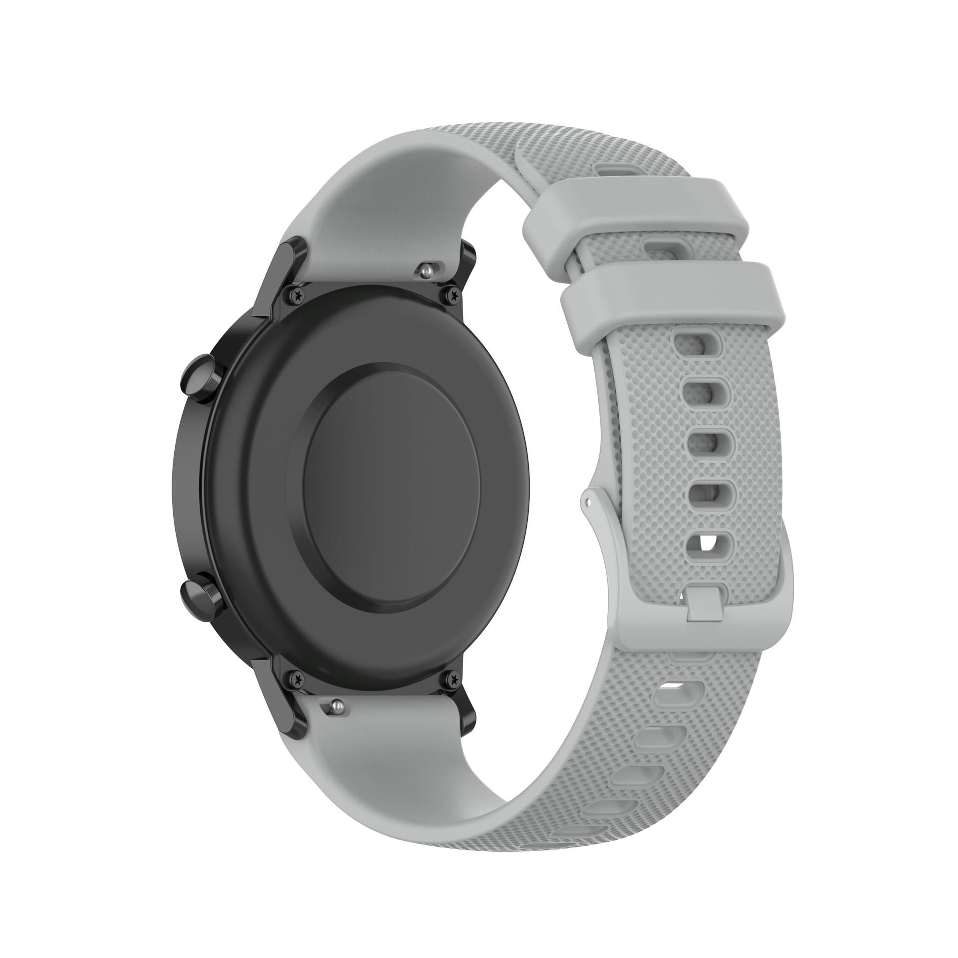 Uhrenarmband aus Silikon Grey 20 mm