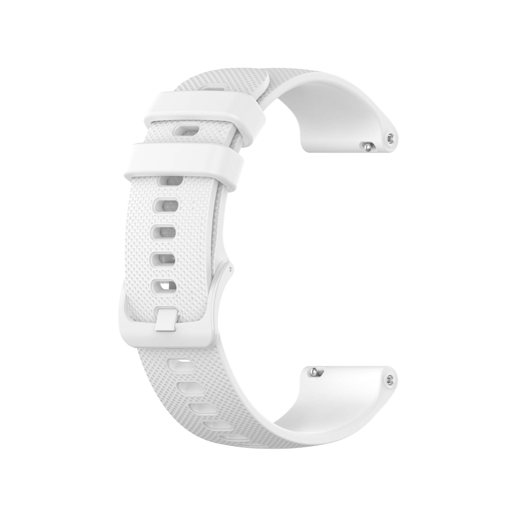Uhrenarmband aus Silikon White 20 mm
