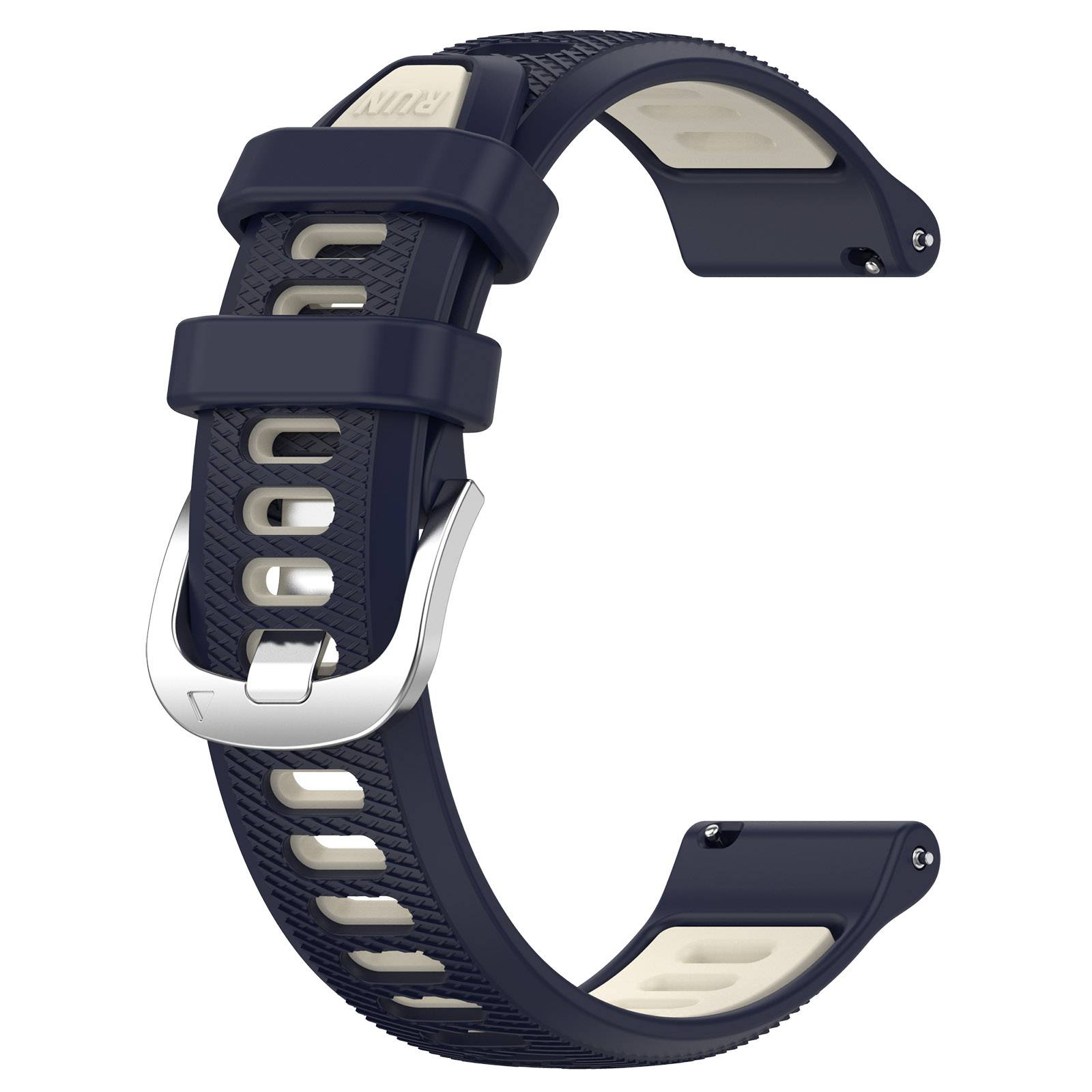 Uhrenarmband Silikon Garmin Forerunner 265 / 265 Music DarkBlue