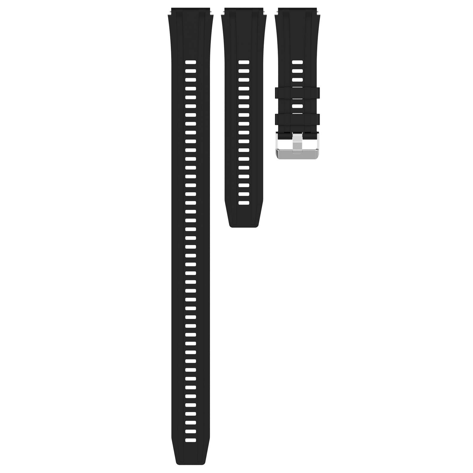 Uhrenarmband 22 mm mit 2 Größen Black