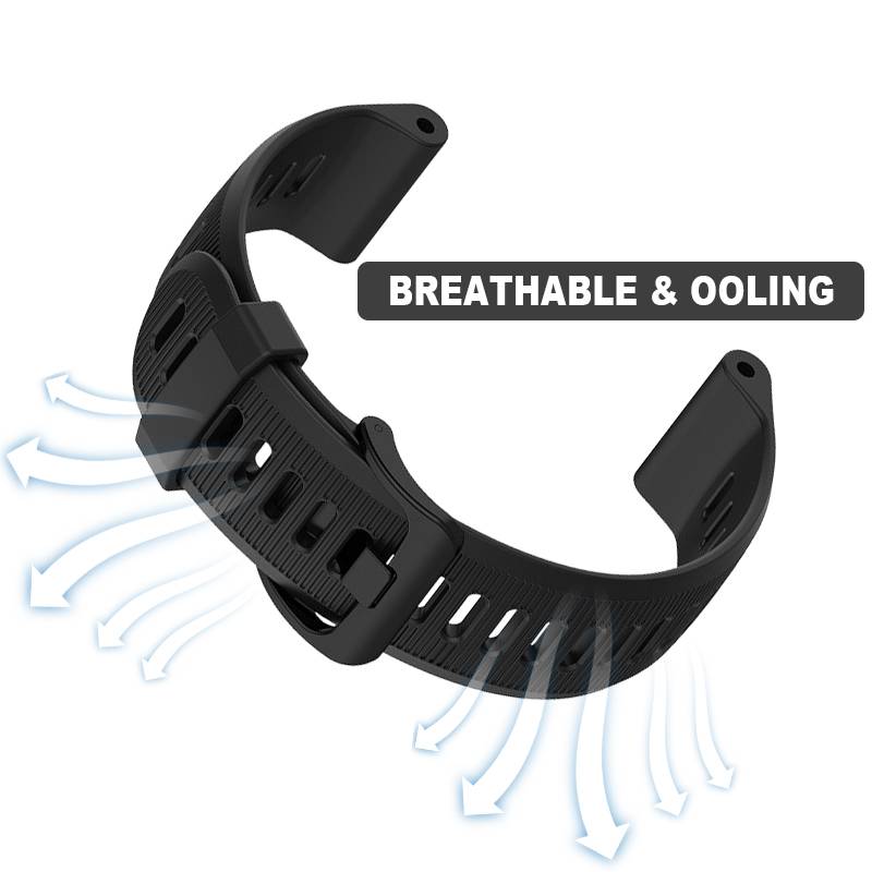 Uhrenarmband Silikon Forerunner 945/935, Garmin Fenix 5 Black