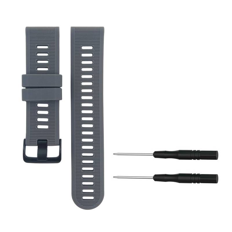 Uhrenarmband Silikon Forerunner 945/935, Garmin Fenix 5 Grey