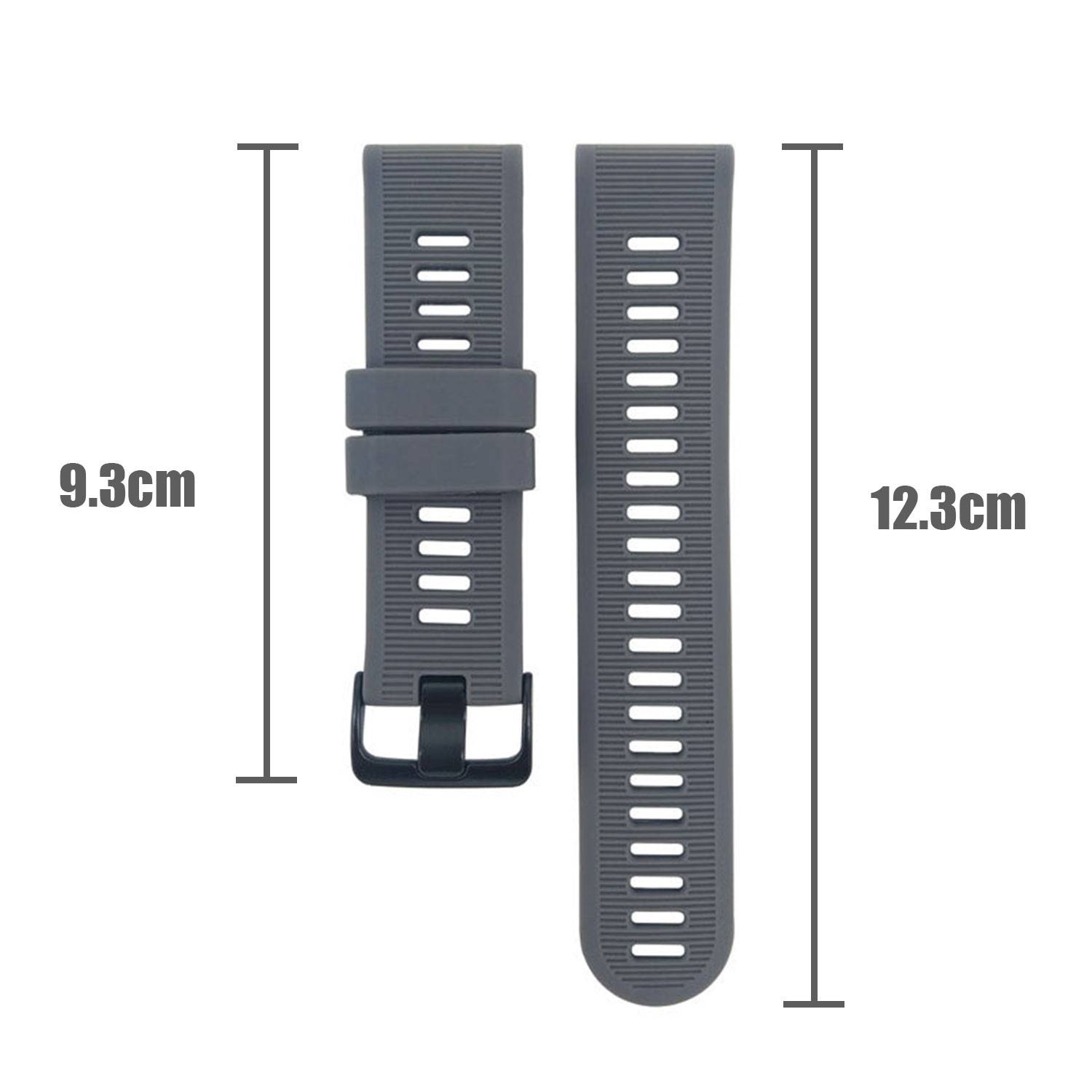 Uhrenarmband Silikon Forerunner 945/935, Garmin Fenix 5 Grey