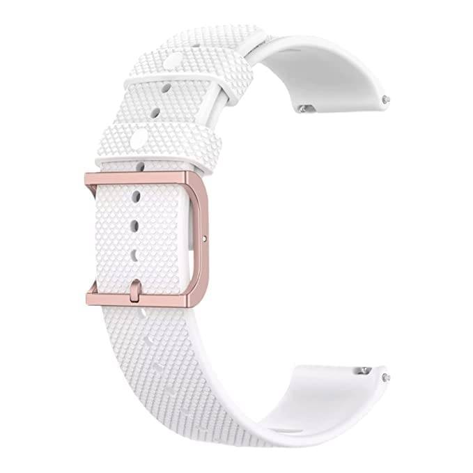 Bowener GRIT X Armband für Samsung Galaxy Watch 20 mm White