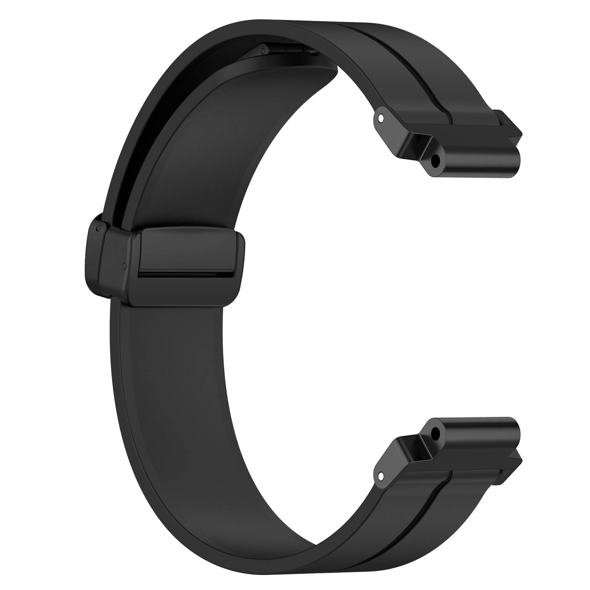 Silikon-Uhrenarmband für Garmin Forerunner Watch Black