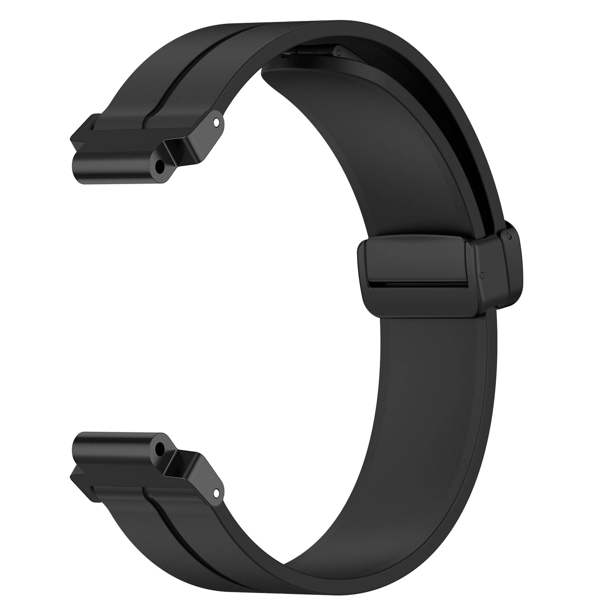 Silikon-Uhrenarmband für Garmin Forerunner Watch Black